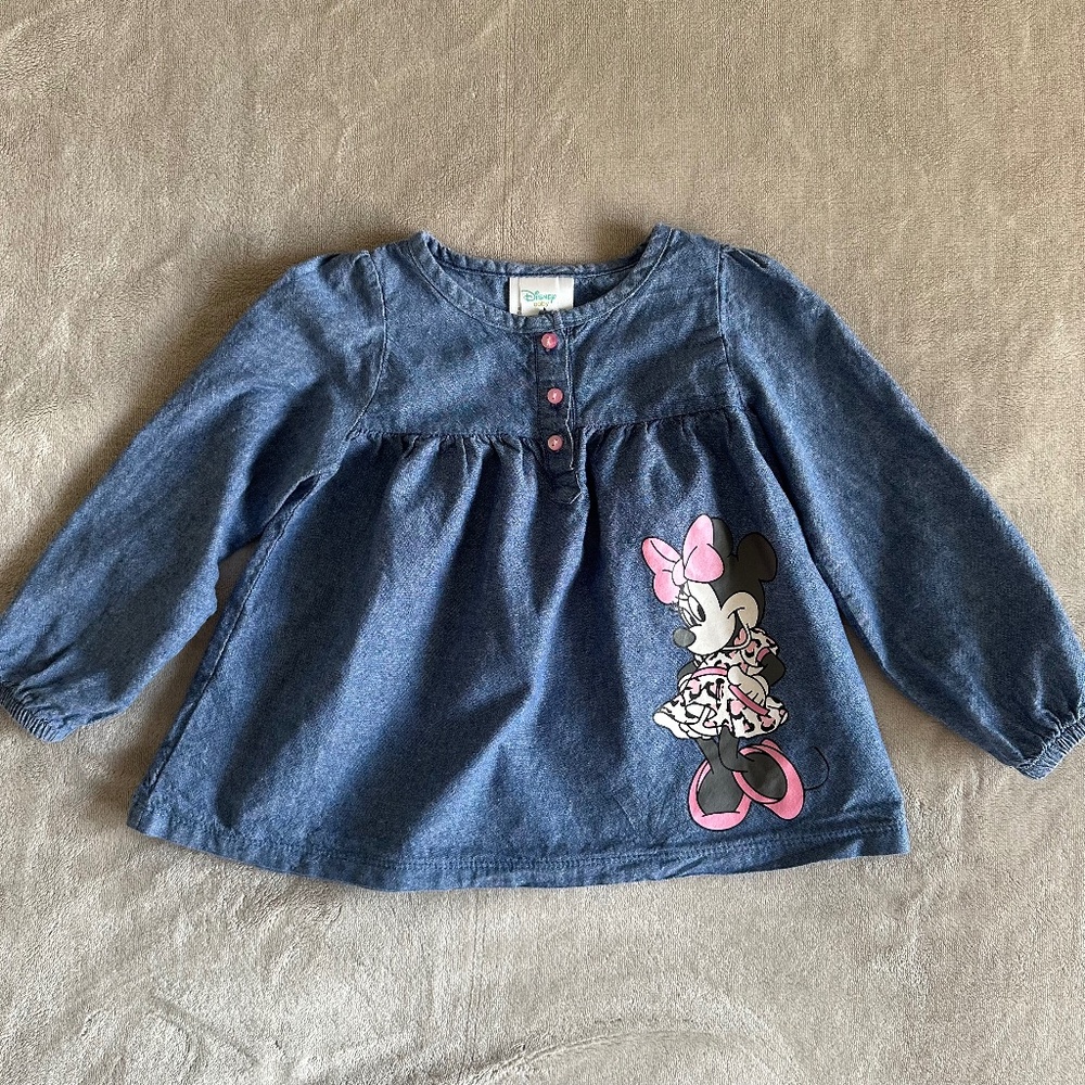 Disney Minnie Mouse Shirt , 24 months